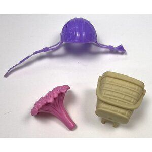 2018 MATTEL You Can Be Anything BARBIE Bicycle Replacement Basket Flowers Helmet